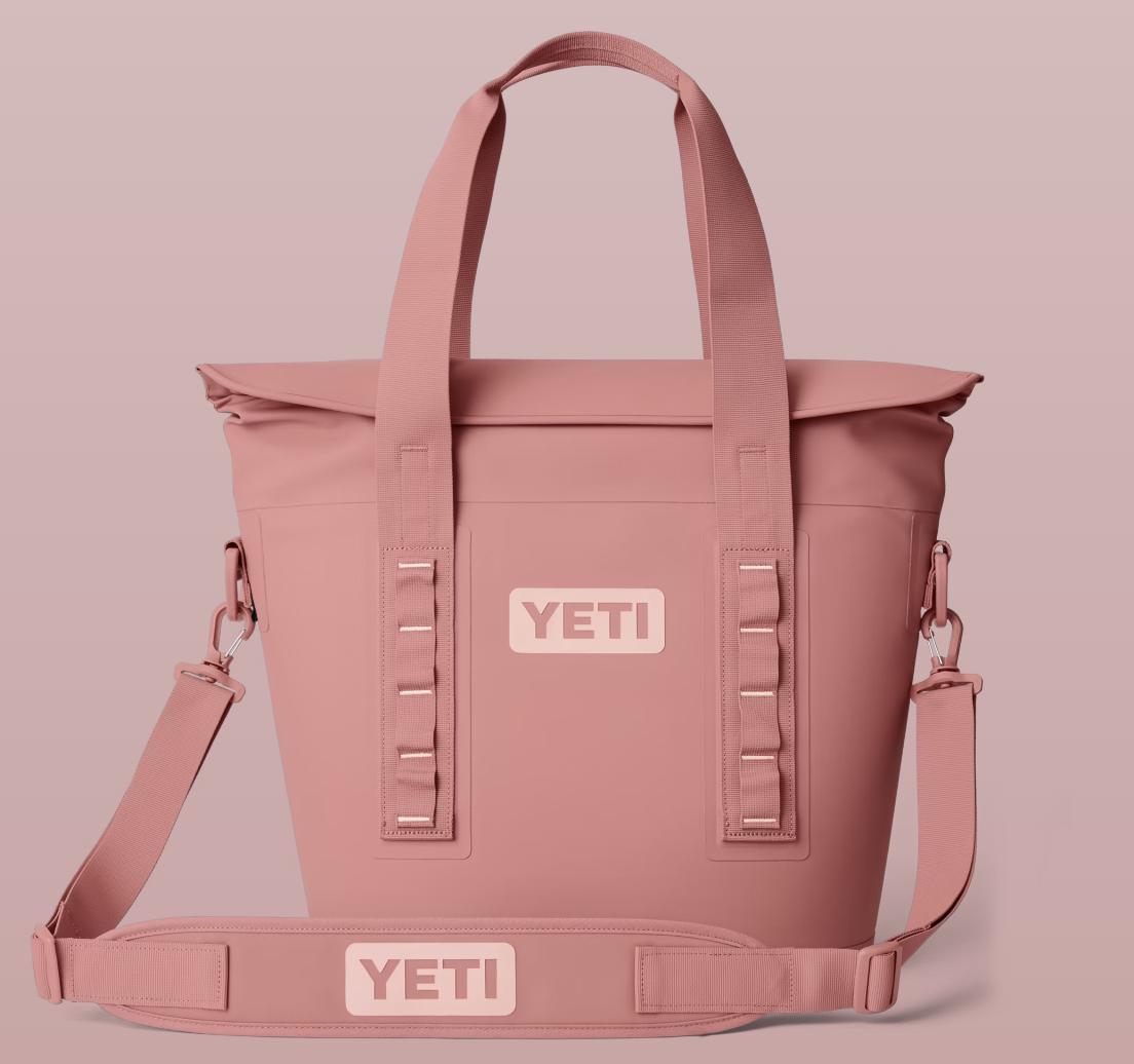 orange yeti cooler bag YETI Hopper M15 Tote Soft Cooler Sandstone Pink