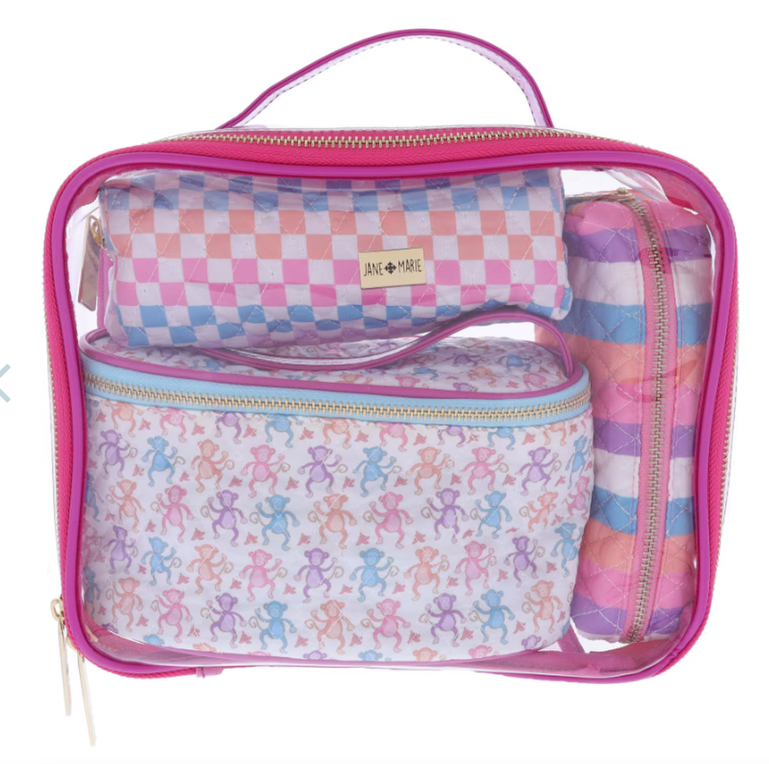 Jane Marie Clear Toiletry Bag