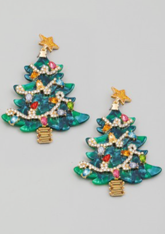 Christmas Tree Earrings