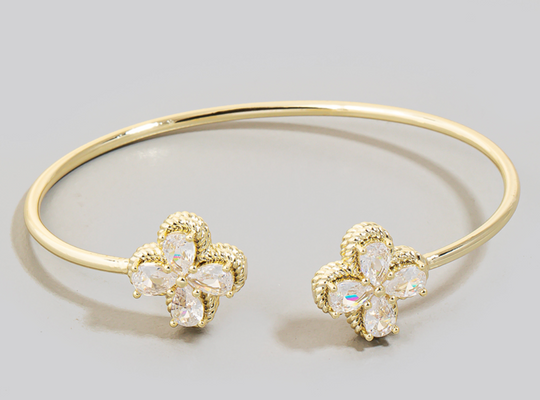 Flower Girl Cuff Bracelet