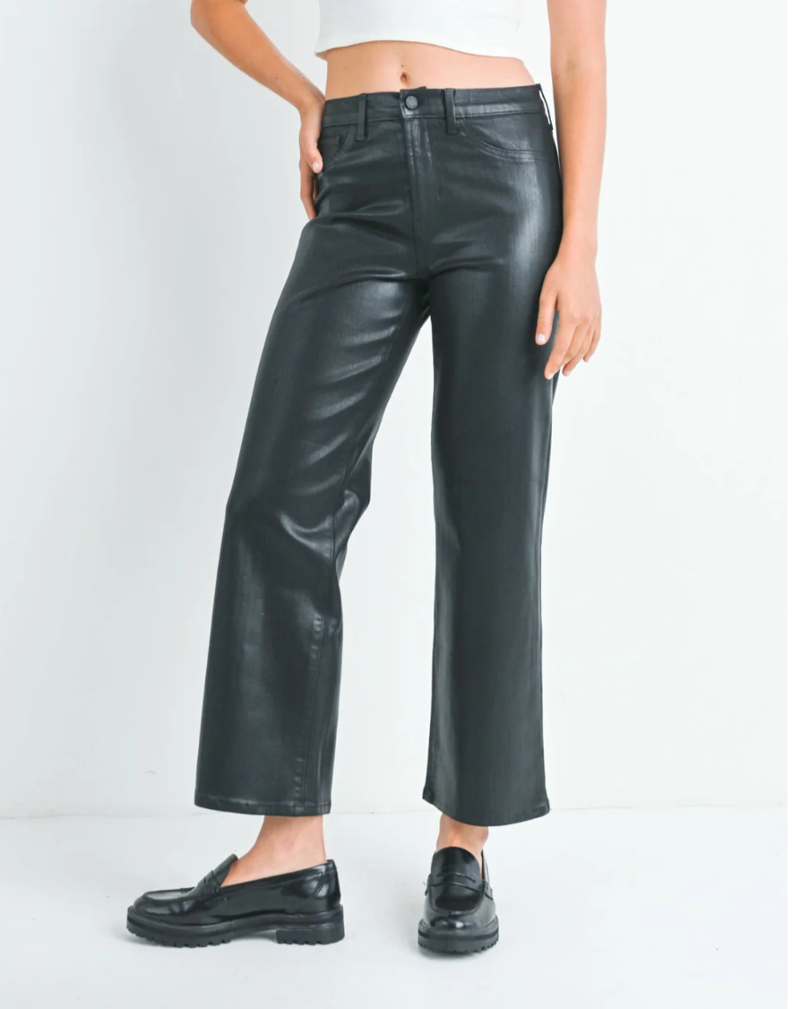 Just Black Denim Coated Pant