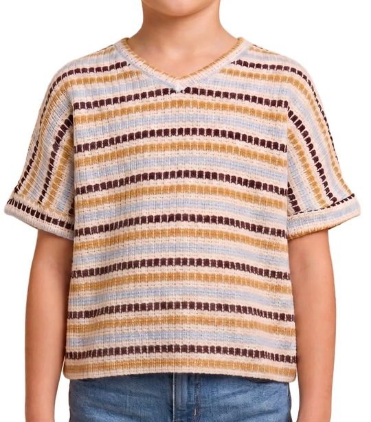 Girls' Striped Top