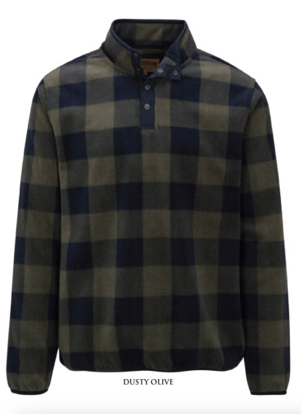 North River Plaid Fleece Pullover