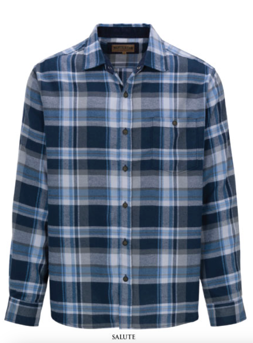 North River Poly Plaid Shirt