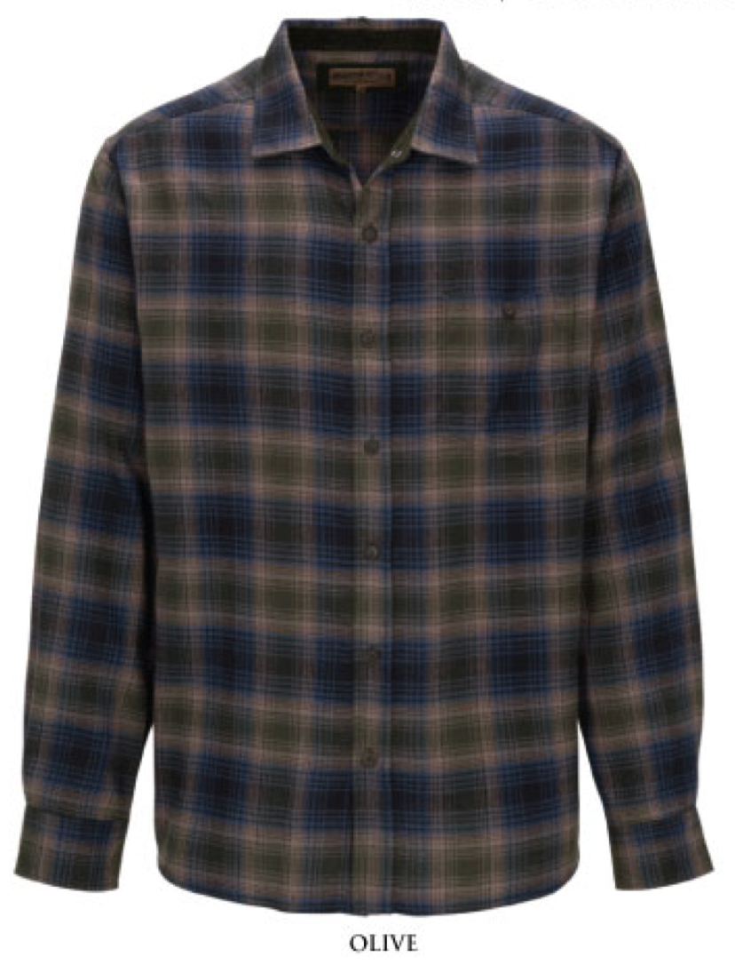 North River Poly Plaid Shirt