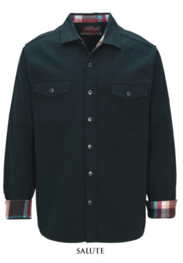 North River Suede Button Down