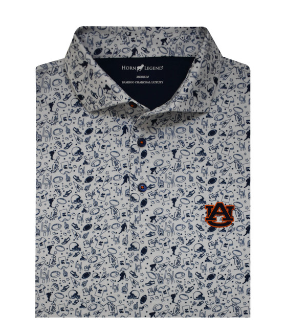 Horn Legend Youth Auburn Polo