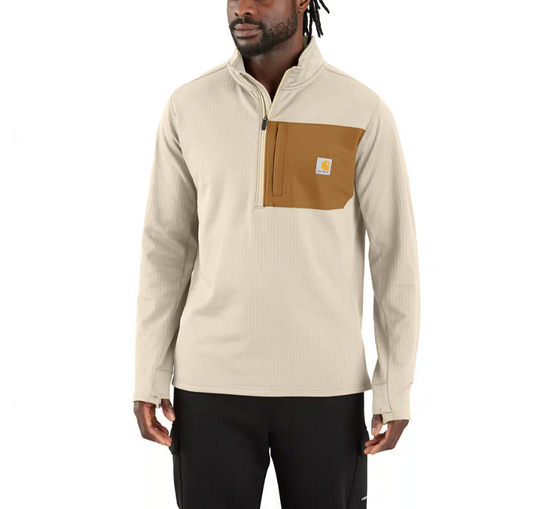 Carhartt Force Relaxed Fit Mock Neck Half-Zip Pullover