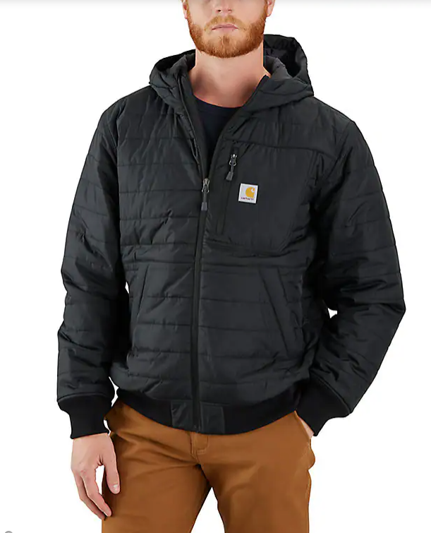 Rain Defender Relaxed Fit Lightweight Insulated Hooded Jacket