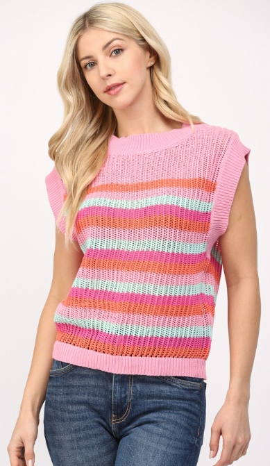 Sunset Night Sweater Tank