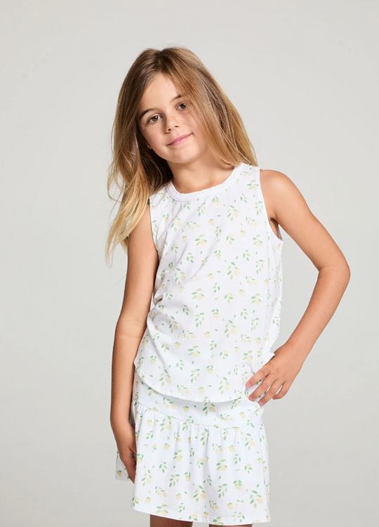 Girls' Lemon Allover Tank