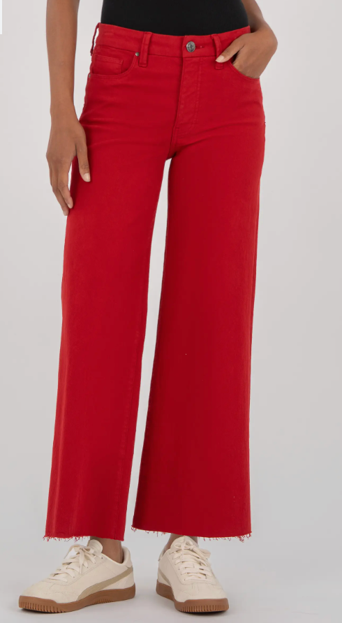 Kut High Rise Meg Wide Leg Jeans