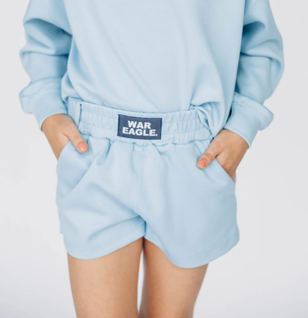 Girls' Scarlet & Gold War Eagle Ava Airy Short