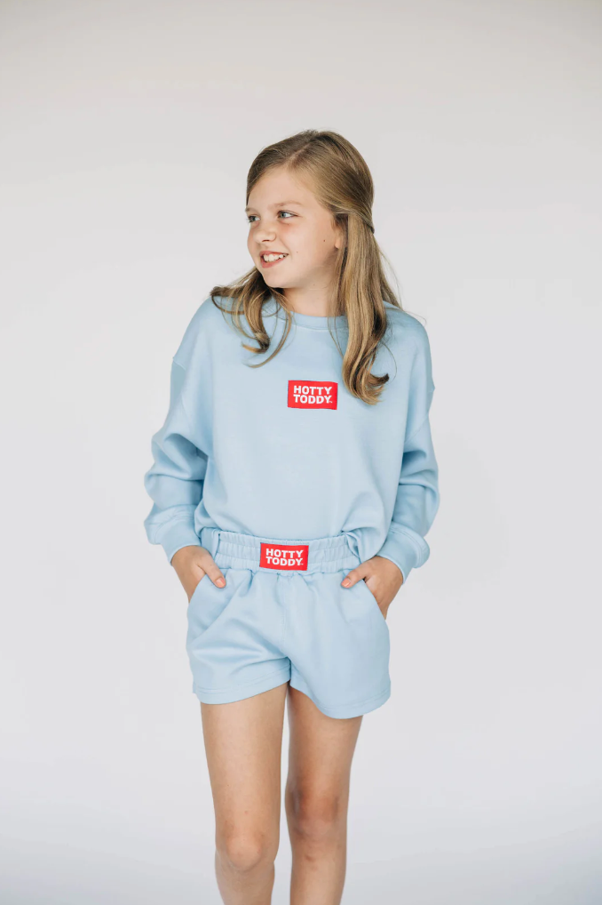 Girls' Scarlet & Gold Hotty Toddy Ava Airy Crewneck