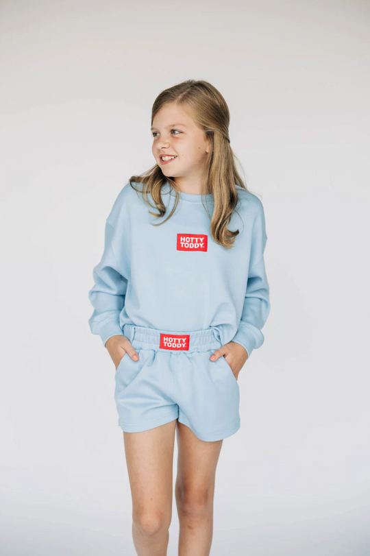 Girls' Scarlet & Gold Hotty Toddy Ava Airy Crewneck