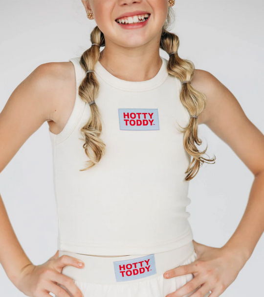 Girls' Scarlet & Gold Hotty Toddy Alli Airy Tank