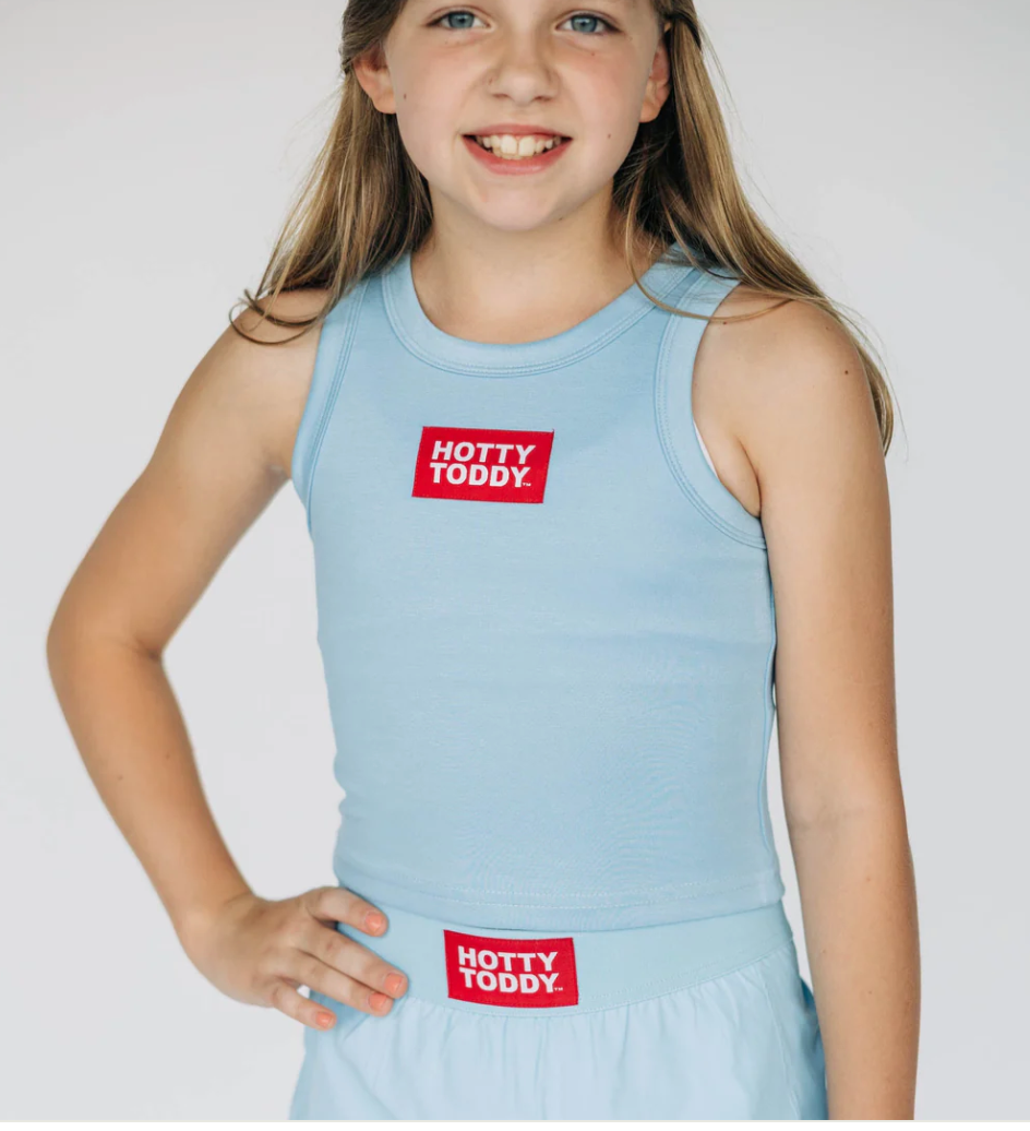 Girls' Scarlet & Gold Hotty Toddy Alli Airy Tank