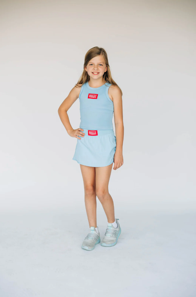 Girls' Scarlet & Gold Hotty Toddy Alli Airy Tank