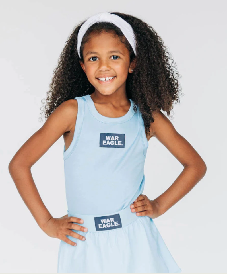 Girls' Scarlet & Gold War Eagle Alli Airy Tank