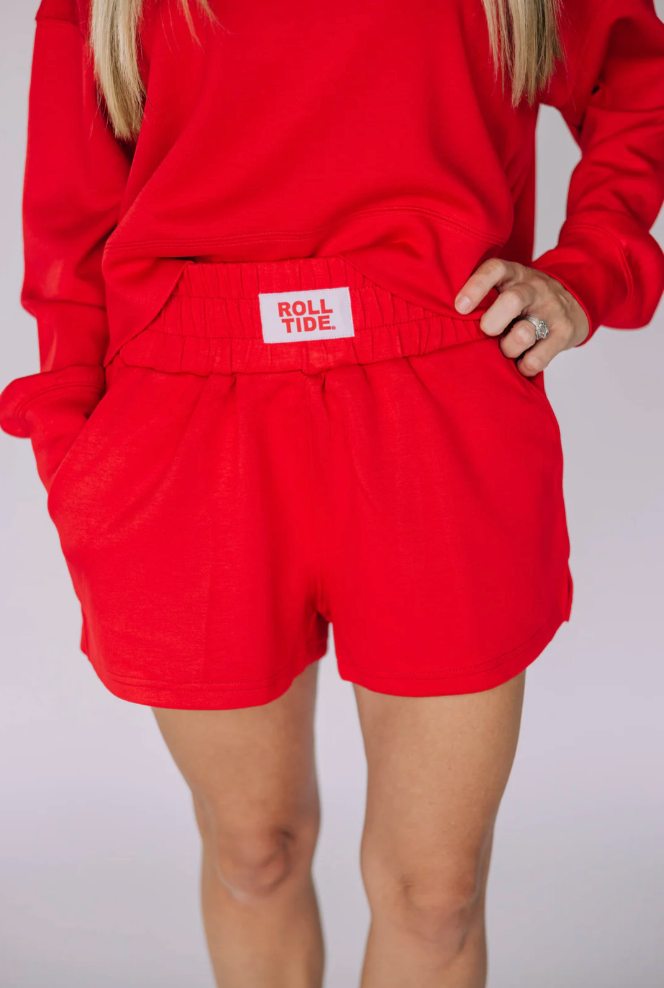 Scarlet & Gold Roll Tide Ava Airy Short
