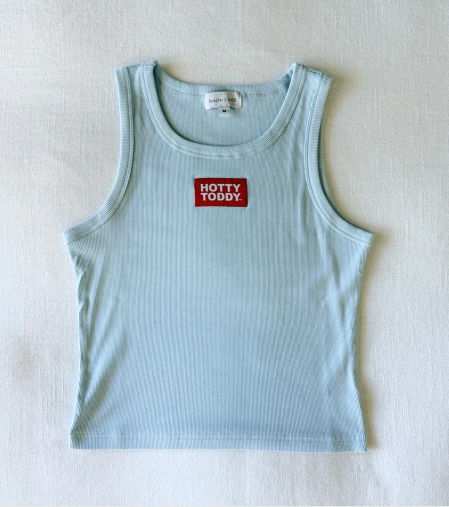 Girls' Scarlet & Gold Hotty Toddy Micro Rib Baby Tank