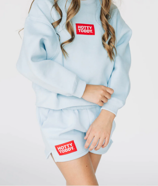 Girls' Scarlet & Gold Hotty Toddy High Waisted Sweat Short