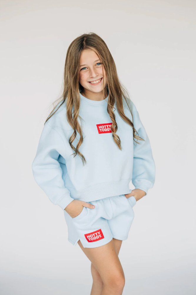 Girls' Scarlet & Gold Hotty Toddy High Waisted Sweat Short