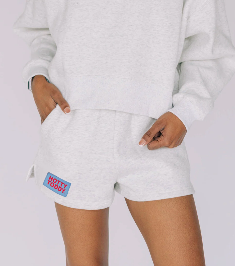 Girls' Scarlet & Gold Hotty Toddy High Waisted Sweat Short