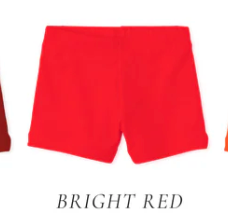 Girls' Scarlet & Gold Cartwheel Shorts