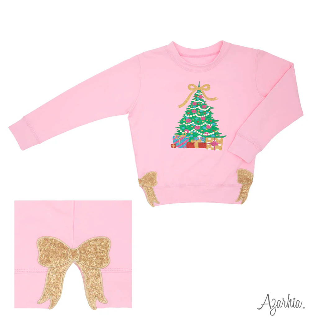 Girls' Azarhia Glitter Christmas Tree