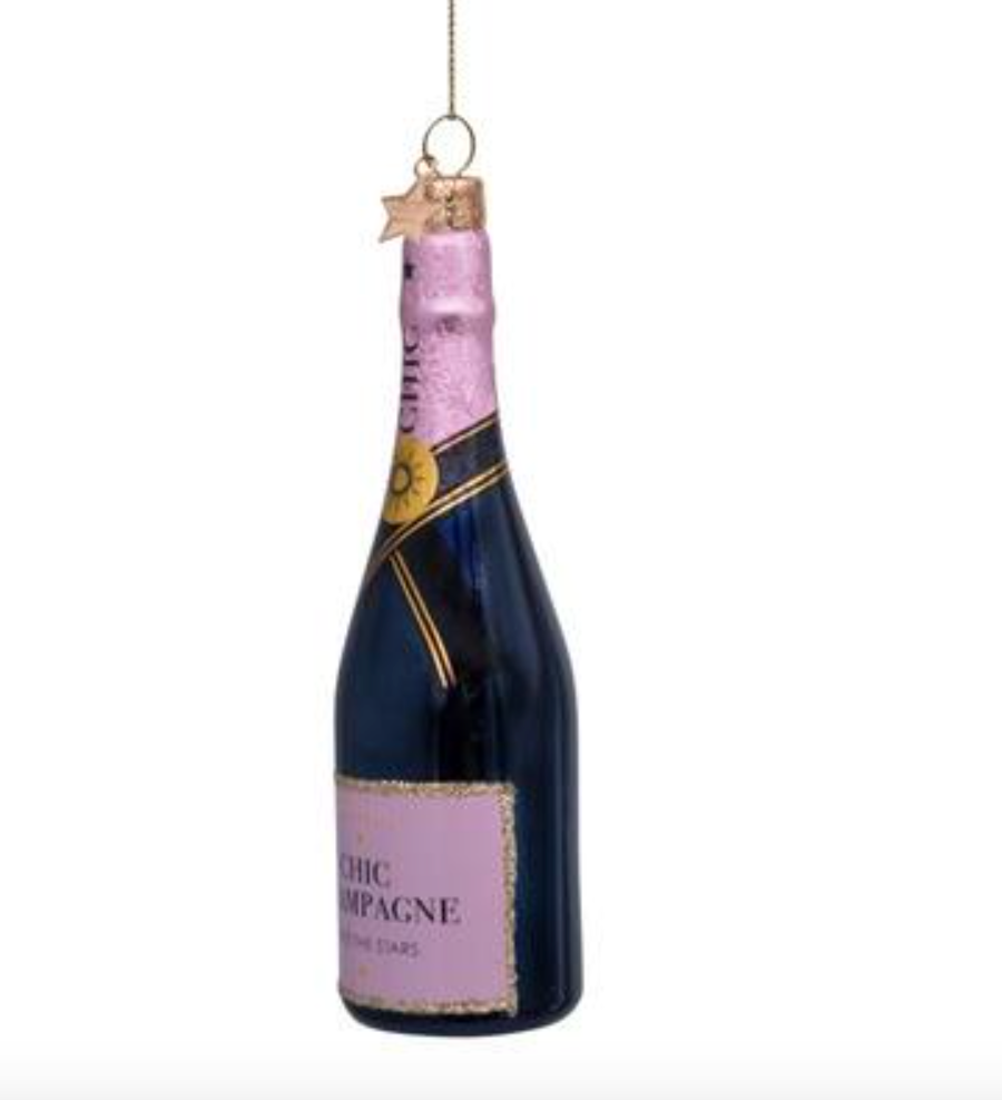 Luxury Pink Bottle Ornament