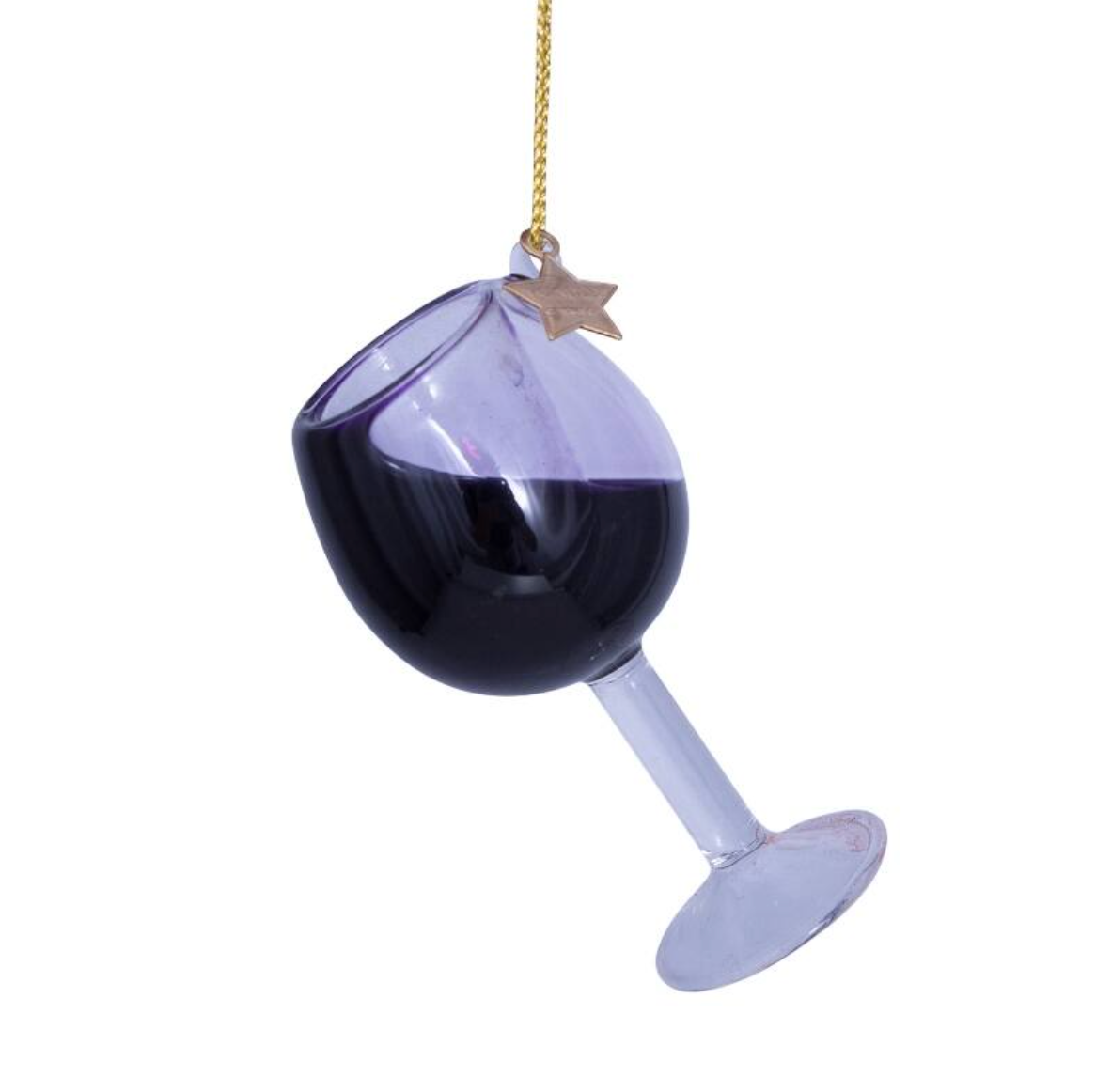 Red Wine Glass Ornament