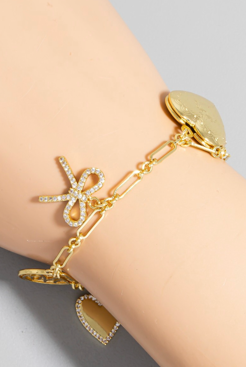 XOXO Charm Bracelet