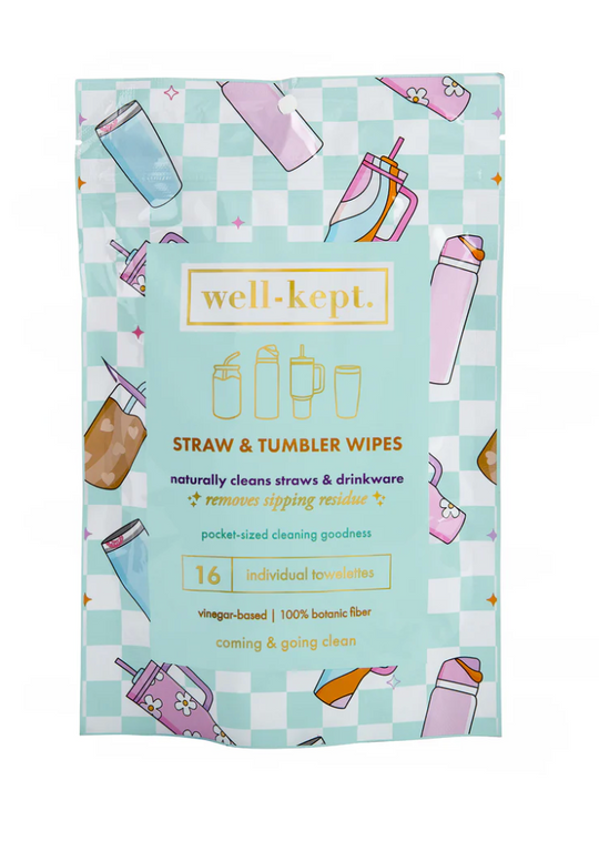 Well-Kept Straw and Tumbler Wipes