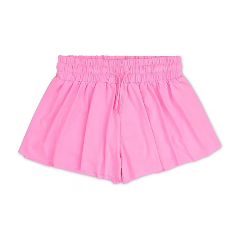 Girls' I scream Solid Butterfly Shorts