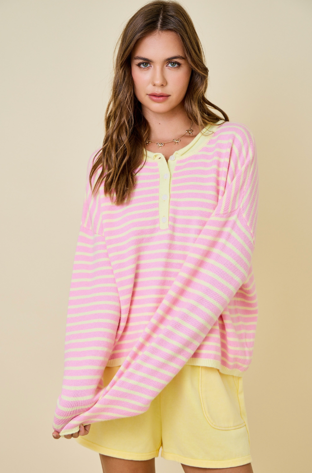 Barbra Henley Sweater
