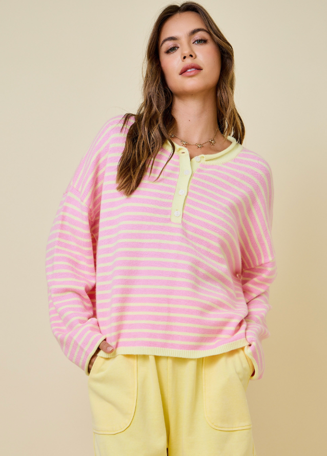 Barbra Henley Sweater