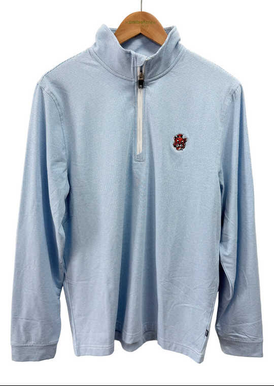 Cutter & Buck Adapt Eco Stripe Quarter Zip Pullover "Aubie"