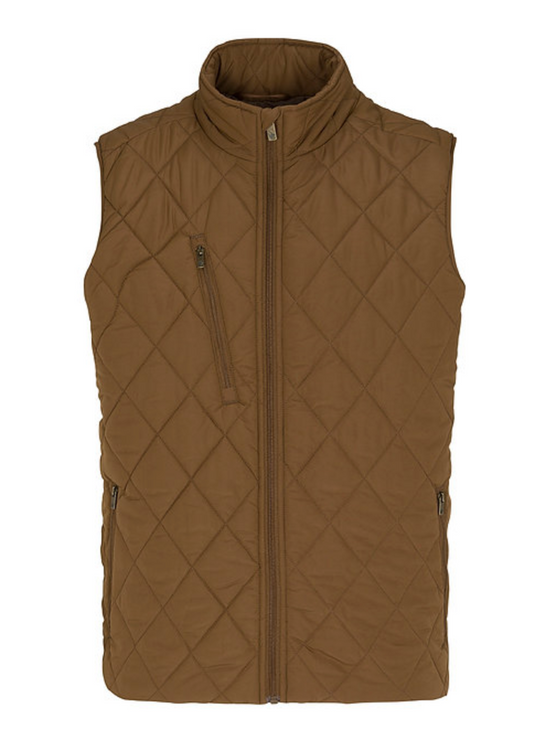 North River Quilted Diamond Cut Full Zip Vest