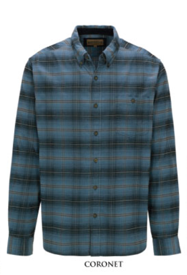 North River Plaid Corduroy Button Down