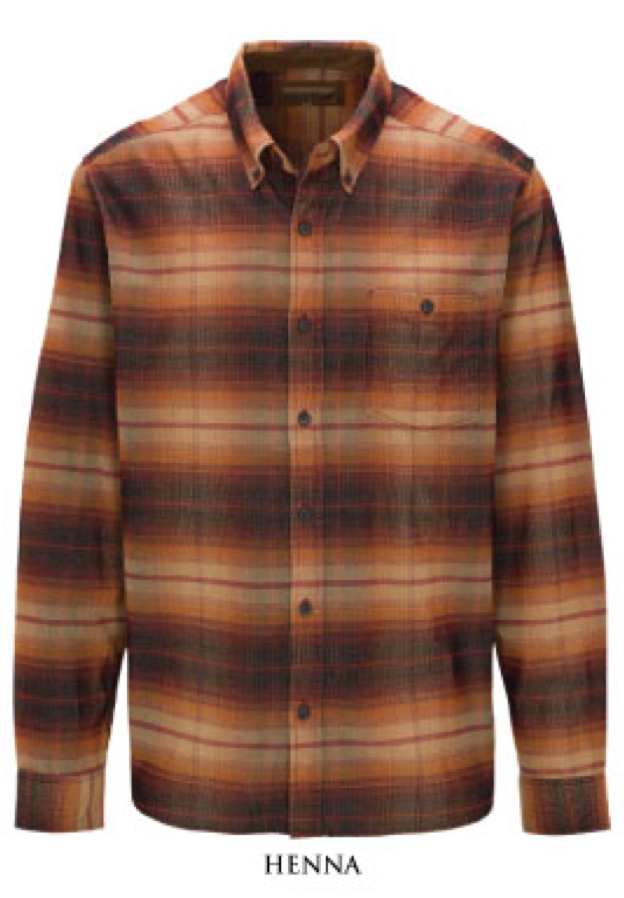 North River Plaid Corduroy Button Down