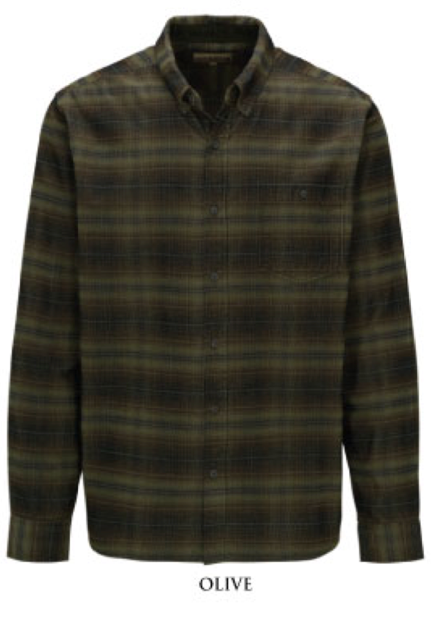 North River Plaid Corduroy Button Down