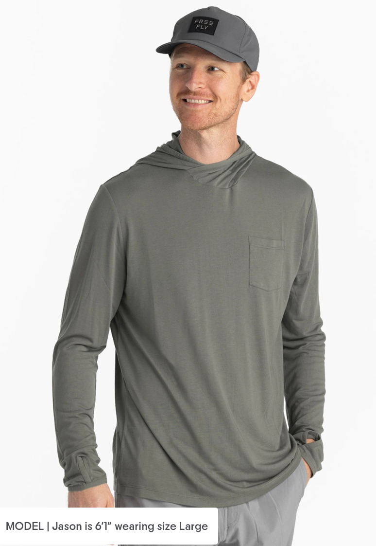 Free Fly Men&#39;s Bamboo Lightweight Hoodie