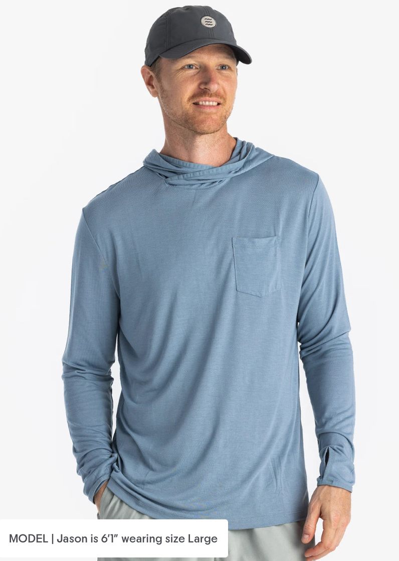 Free Fly Men&#39;s Bamboo Lightweight Hoodie