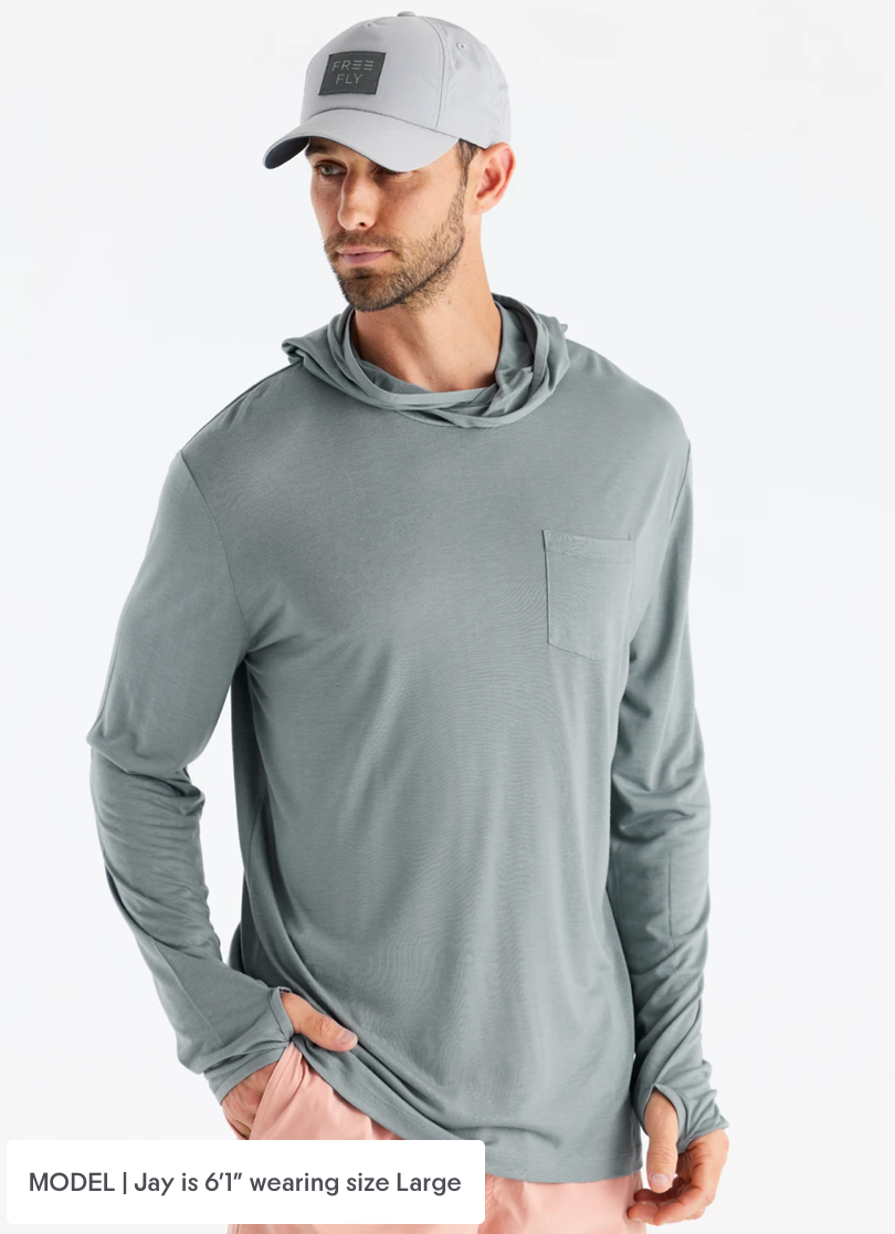 Free Fly Men&#39;s Bamboo Lightweight Hoodie