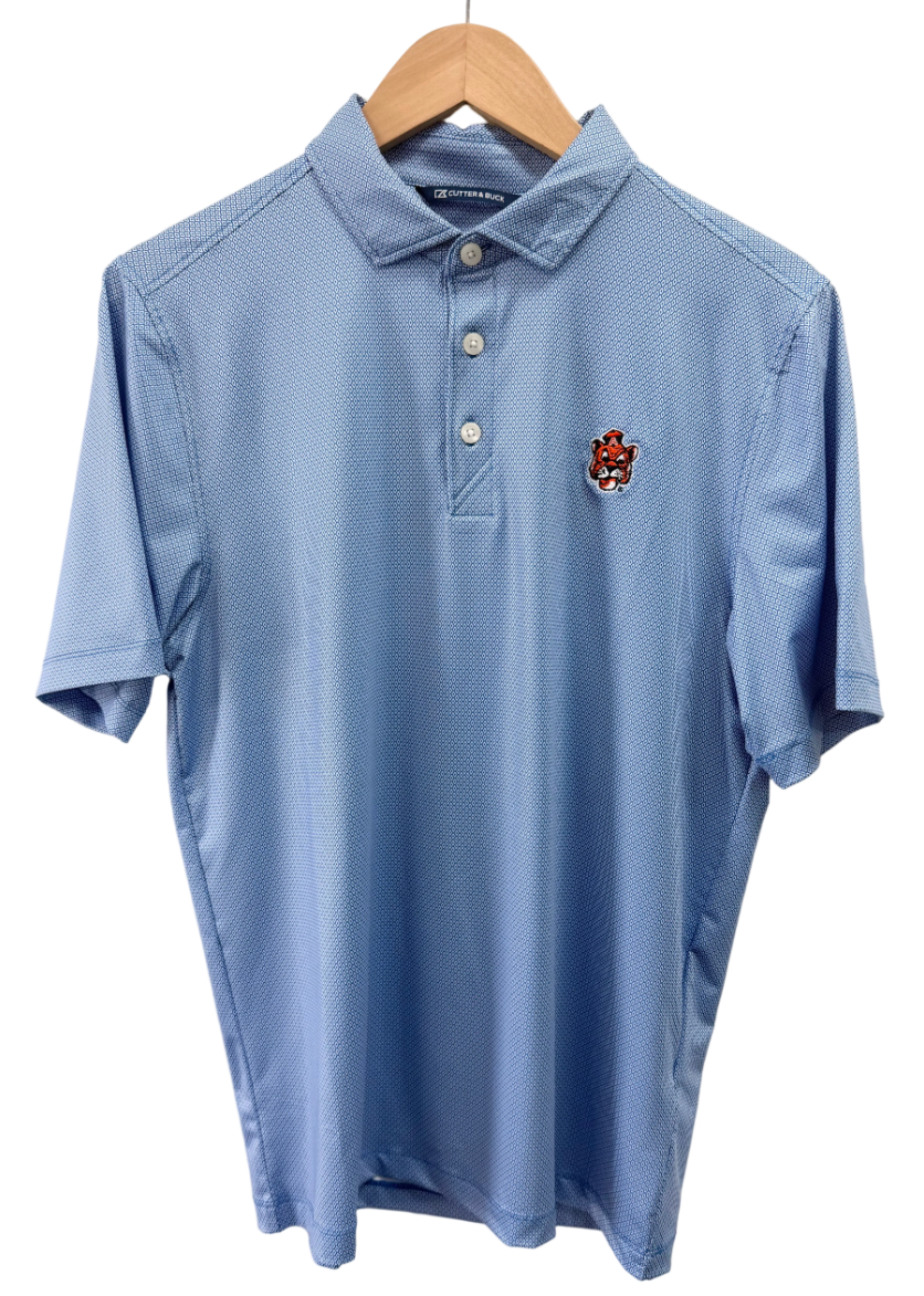 Cutter & Buck Pike Recycled Lattice Print Polo "Aubie"