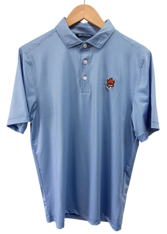 Cutter & Buck Pike Recycled Lattice Print Polo "Aubie"