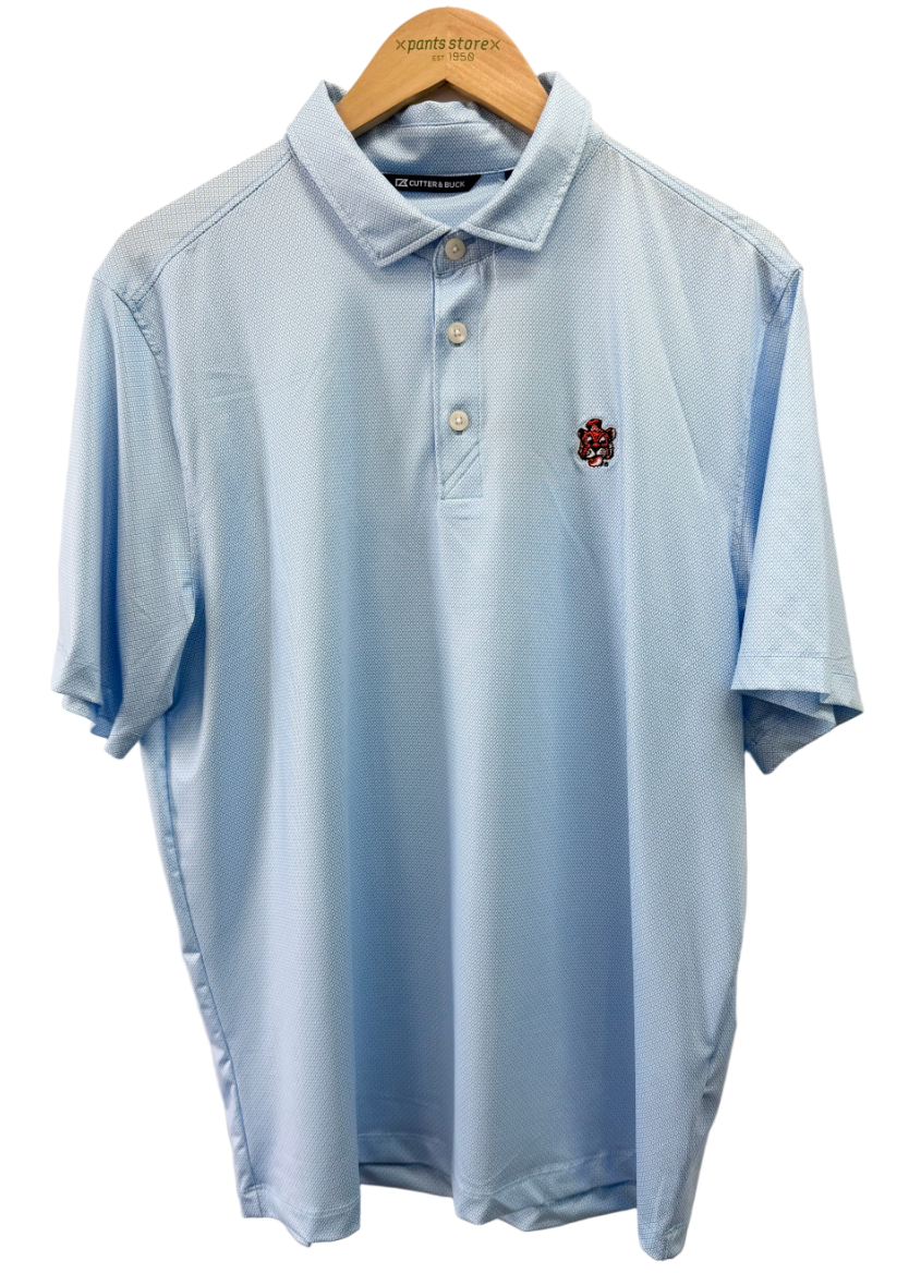 Cutter & Buck Pike Recycled Lattice Print Polo "Aubie"