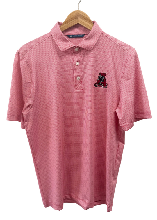 Cutter & Buck Pike Lattice Print Recycled Polo "Vault"