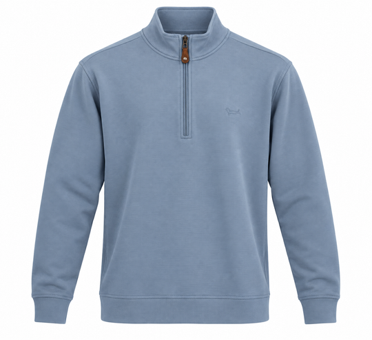 Coastal Cotton Harbor Double Face Quarter Zip